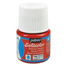 Setacolor Opaco Tornasolado 46 Rojo pasión 45 ml