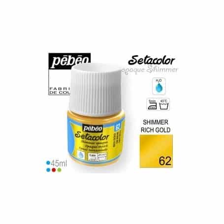 Setacolor Opaco Tornasolado 62 Oro rico 45 ml