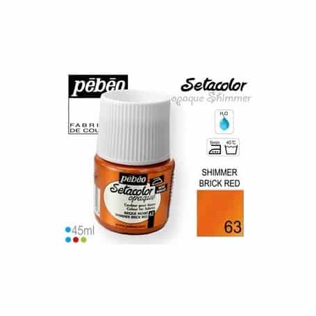 Setacolor tornasolado 63 Teja 45 ml