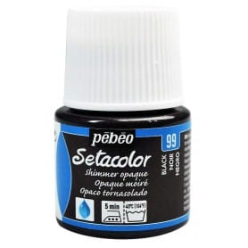 Setacolor Opaco Tornasolado 99 Negro 45 ml