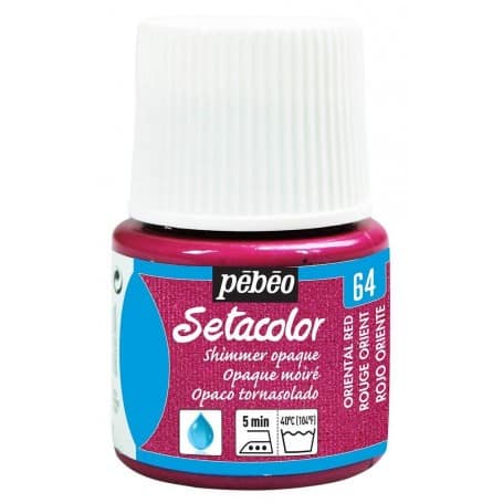 Setacolor tornasolado 64 Rojo de oriente 45 ml