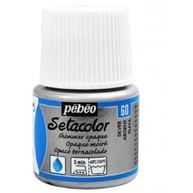 Setacolor tornasolado 60 Plata 45 ml