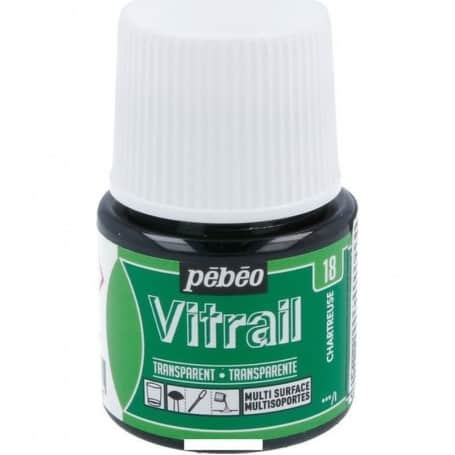 Pintura Transparente Vitrail Chartreuse 45 ml nº18