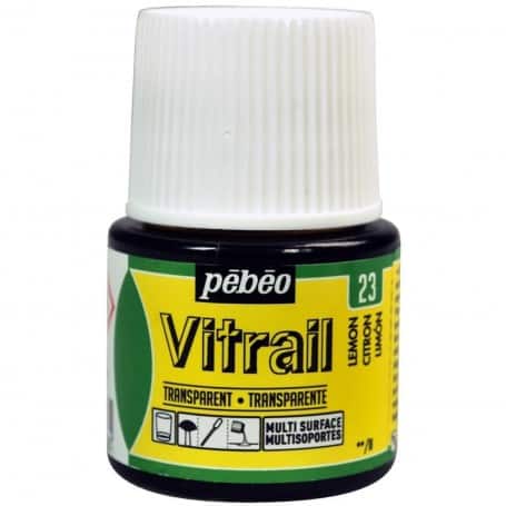 Pintura Transparente Vitrail Limón 45 ml nº23