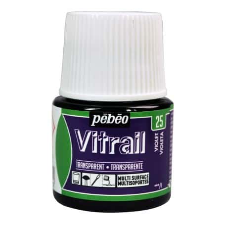 Pintura Transparente Vitrail violeta 45 ml nº25