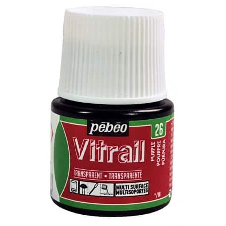 Pintura Transparente Vitrail Púrpura 45 ml nº26