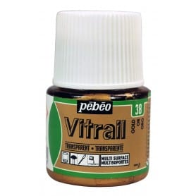 Pintura Transparente Vitrail Oro 45 ml nº38