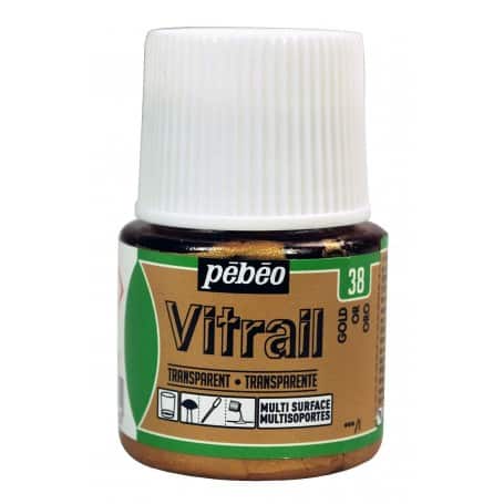 Pintura Transparente Vitrail Oro 45 ml nº38