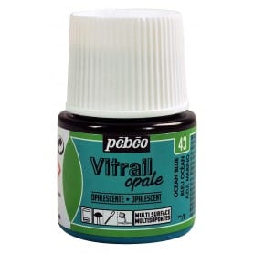 Pintura Opaca Vitrail Azul Marino 45 ml nº43