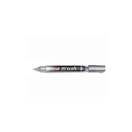 Pentel Brush Metal Plata