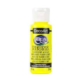 Acrílico Americana Neón Amarillo Abrasador DHS1