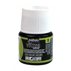 Vitrea 160 brillante Negro Tinta 19