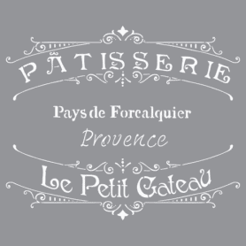 Plantilla Stencil 30,5x 30,5 cm Patisseries