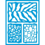 Plantilla Stencil adhesiva 15x20 cm Safari