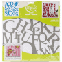 Plantilla Stencil 30,5x 30,5 cm Collage de letras