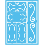 Plantilla Stencil adhesiva 15x20 cm Bordes decorados