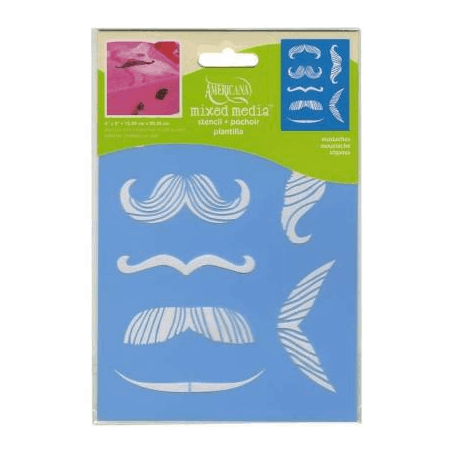 Plantilla Stencil 15x20 cm Bigotes