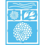 Plantilla Stencil adhesiva 15x20 cm Zinnias