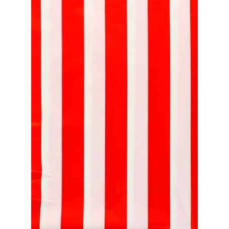 Bolsa Disfraz 65x90 Payaso Rayas Rojas Blancas