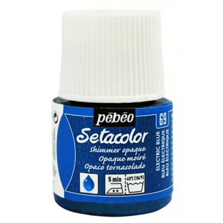 Setacolor tornasolado 69 Azul eléctrico 45 ml