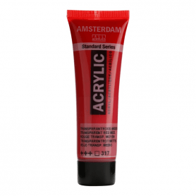 AAC TUBO 20 ML.ROJO TRANSP.M.