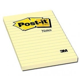 Post it con líneas 102 x 152 mm