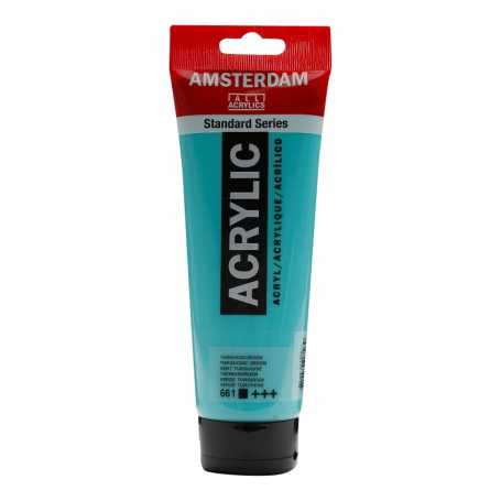 ACRILICO AMSTERDAM 661 250ML VERDE TURQ