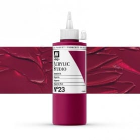 Acrílico Studio Vallejo 200 ml 023 Magenta (Tono)