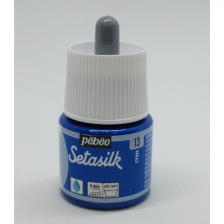 Pintura Seda Setasilk Cyan 45 ml