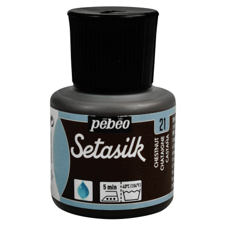 Pintura Seda Setasilk Castaño 45 ml