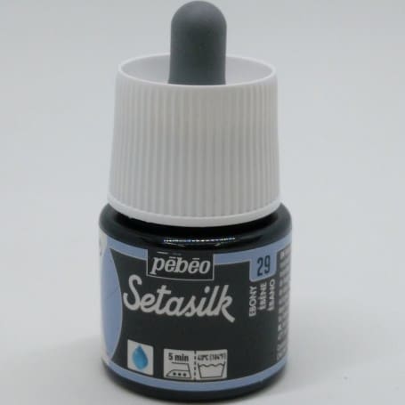 Pintura Seda Setasilk Ébano 45 ml