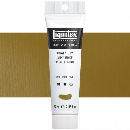 Amarillo Bronce 530 S1 59 ml Acrílico Liquitex Heavy Body