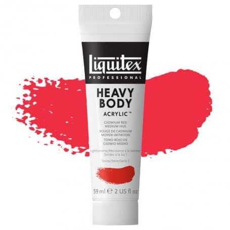 Rojo Cadmio Medio 151 S2 59 ml Acrílico Liquitex Heavy Body