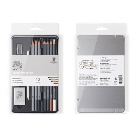 Set 10 Piezas Dibujo, Winsor & Newton