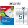 Etiquetas Apli 1294 Medidas 70 x 16,9 mm