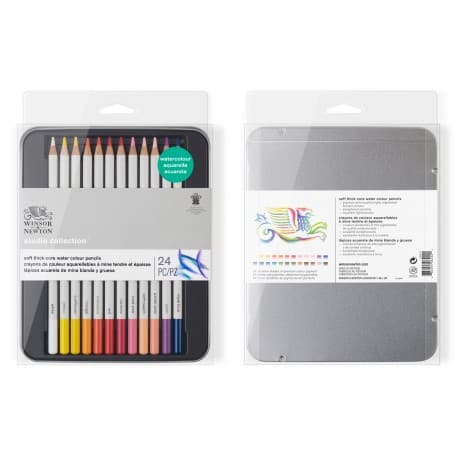 Set 24 Lápices Acuarelables, Winsor & Newton