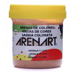 Arena 170g Nº50 Naranja Fluorescente