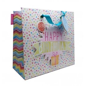 Bolsa Happy Birthday 28x25x11 cm