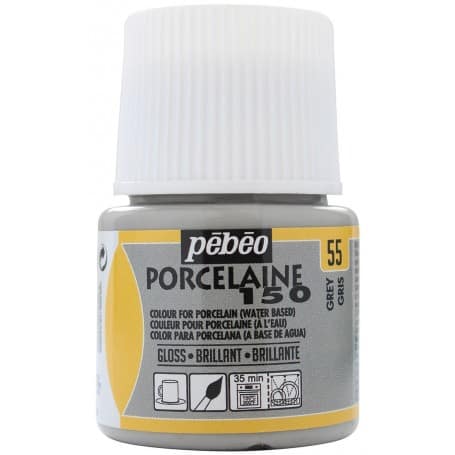 Porcelaine 150 45ml Gris