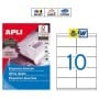 Etiquetas Apli 10564 Medidas 105 x 57 mm