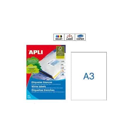 Etiquetas Apli 11352 Medidas 297 x 420 mm