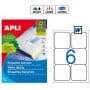Etiquetas Apli 2421 Medidas 99,1 x 93,1 mm
