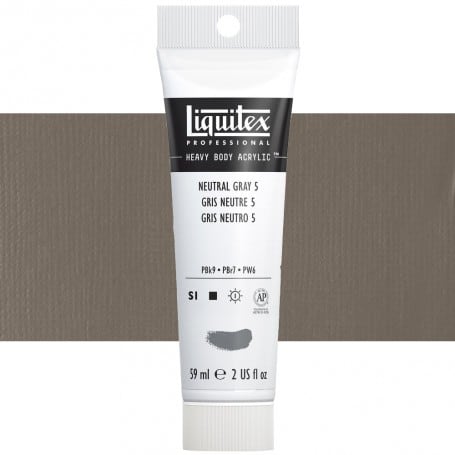 Gris Neutro 599 S1 59 ml Acrílico Liquitex Heavy Body