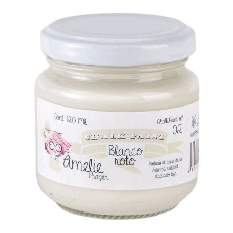 Chalk Paint Amelie 120ml Blanco Roto