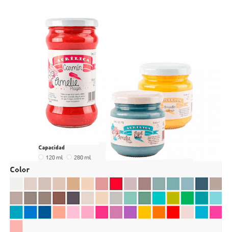 Chalk Paint Amelie 120ml Blanco Roto