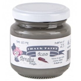 Chalk Paint Amelie 120ml Acero