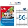 Etiquetas Apli 3055 Removibles 52,5 x 21,2 mm