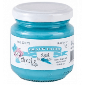 Chalk Paint Amelie 120ml Azul Turquesa