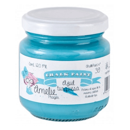 Chalk Paint Amelie 120ml Azul Turquesa