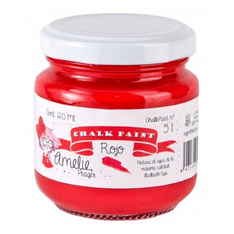 Chalk Paint Amelie 120ml Rojo